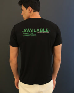 T-SHIRT  "AVAILABLE"